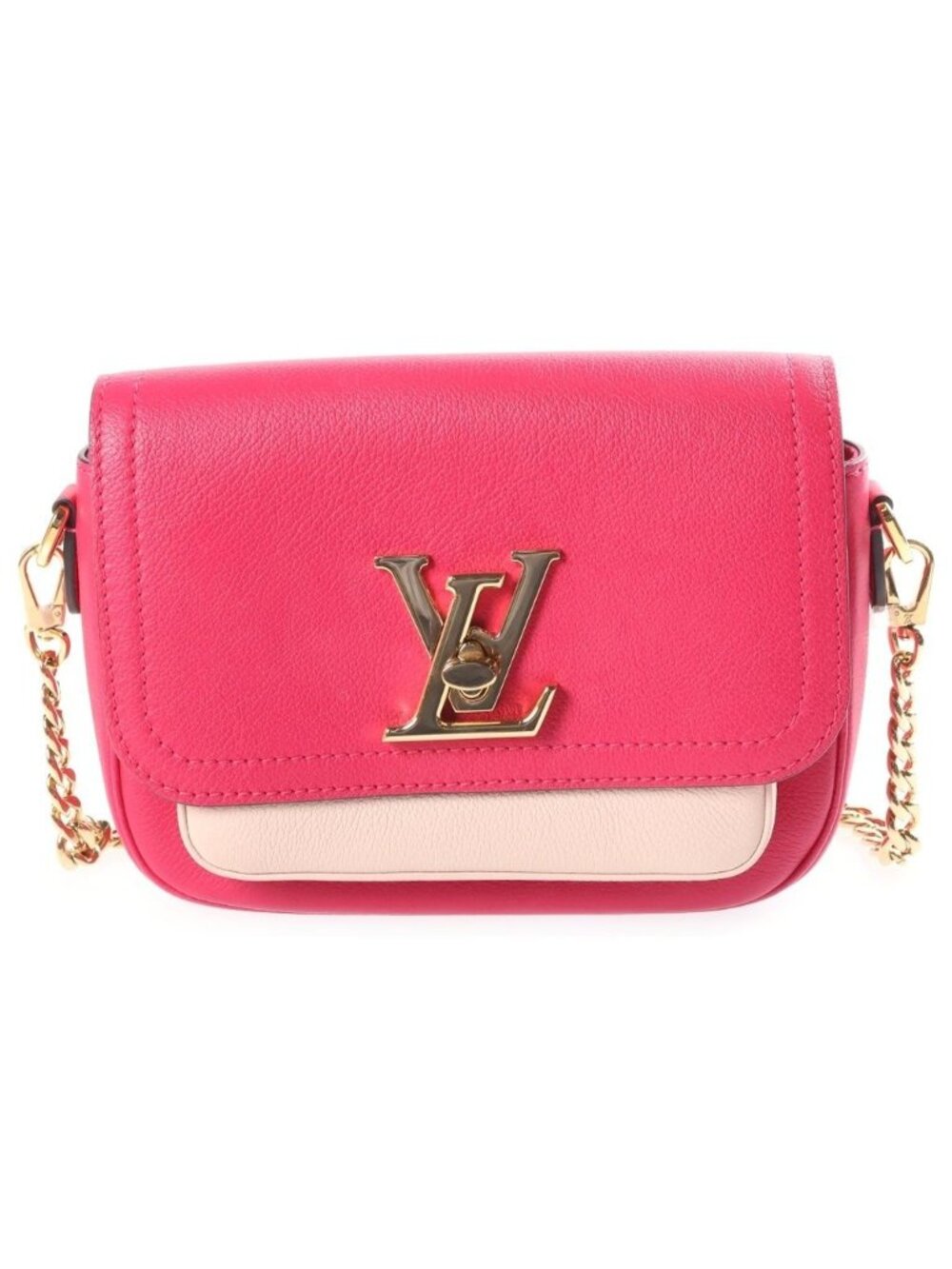 Louis Vuitton Lockme Tender Cross Belt Bag Pink